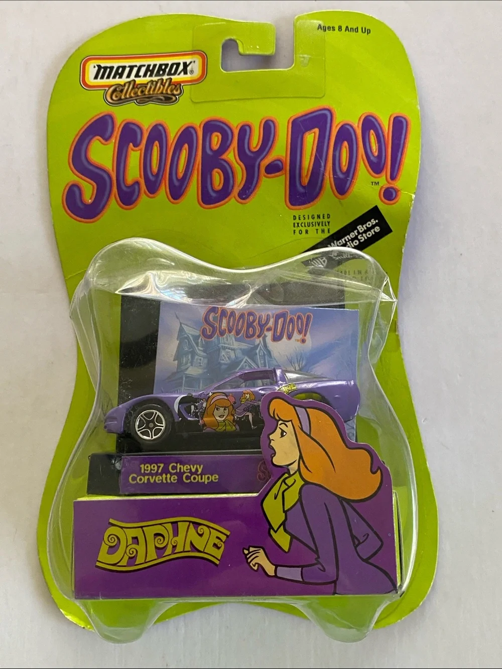 Matchbox Scooby-Doo Daphne 1997 Chevy Corvette Coupe - Purple NWOT